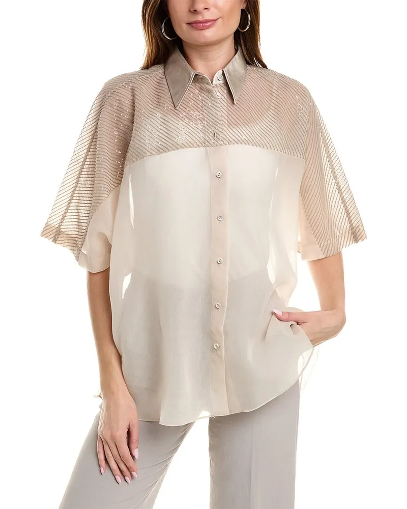 Brunello Cucinelli Silk Shirt Nocolor