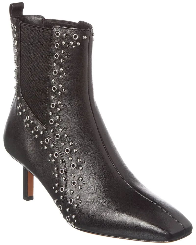 3.1 phillip lim Nell Mid-Calf Leather Bootie Black
