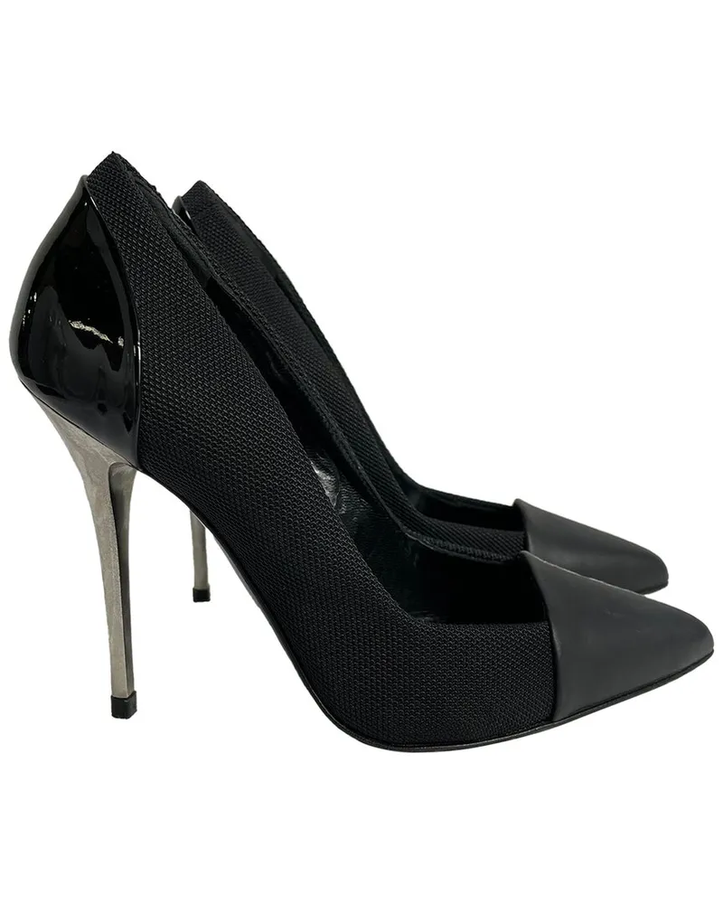 Proenza Schouler Women's Nylon Cap Toe Patent Pump, Size EU Authentic  Pre-Loved Nocolor
