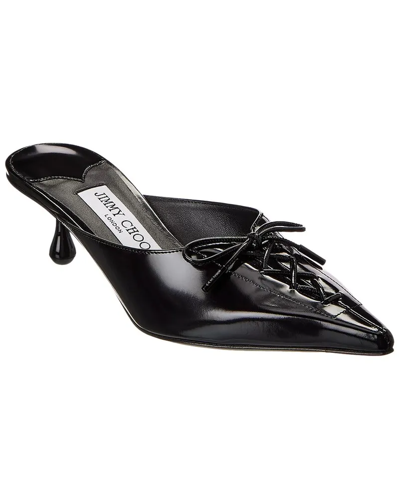 Jimmy Choo Scarlett 50 Patent Mule Black