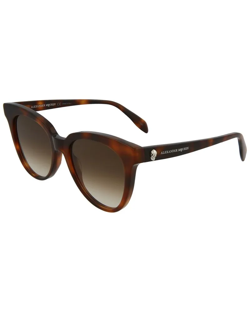 Alexander McQueen Women's AM0159S 53mm Sunglasses Brown