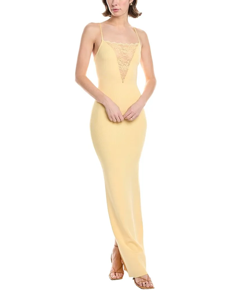 Ronny Kobo Jenae Knit Maxi Dress Brown