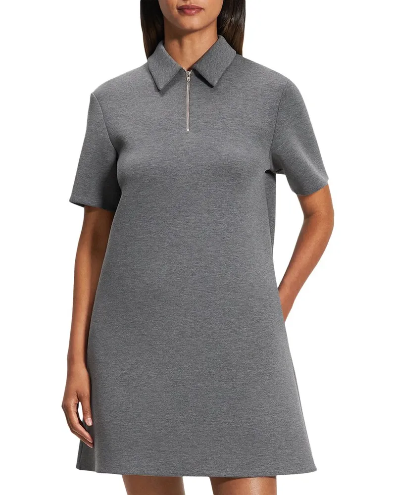 Theory Scuba Half Zip Dress Nocolor