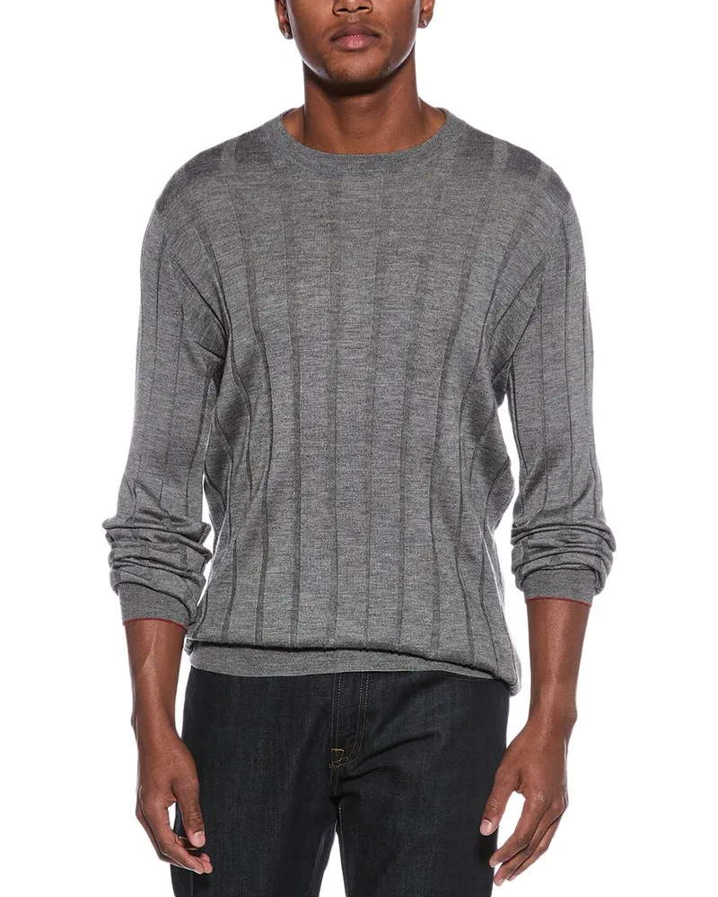 Brunello Cucinelli Cashmere & Silk-Blend Crewneck Sweater Nocolor