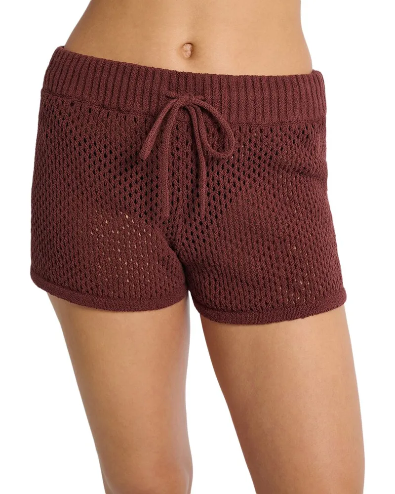 Onia Crochet Knit Micro Short Nocolor