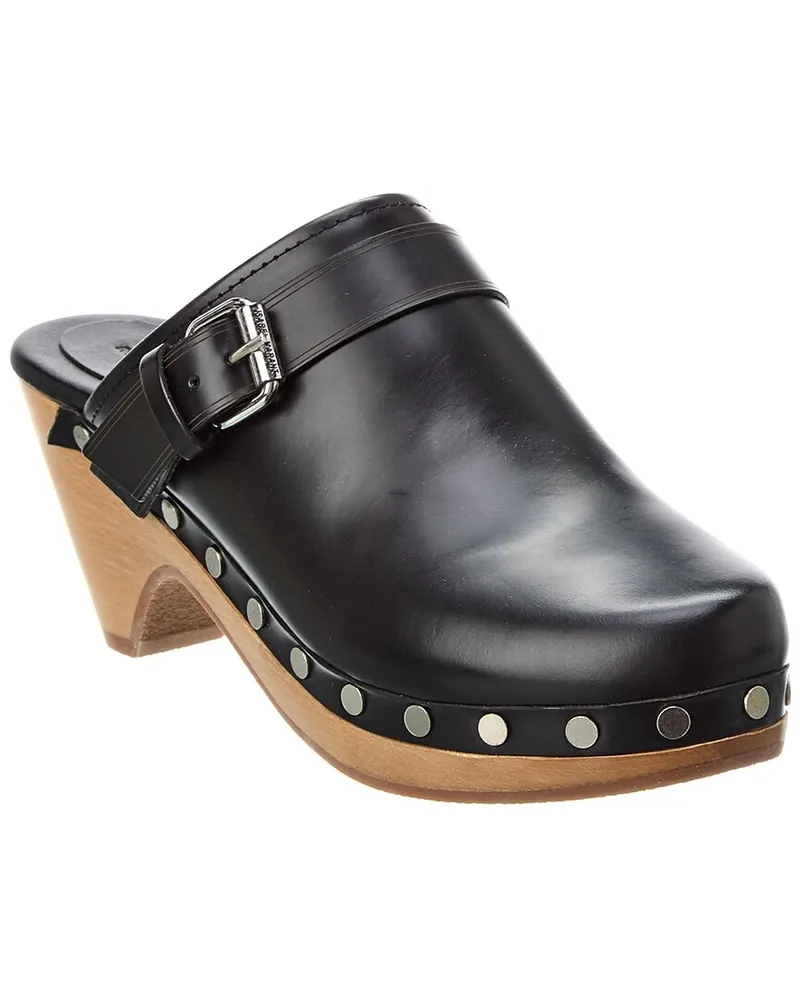 Isabel Marant Titya Modern Leather Clog Black