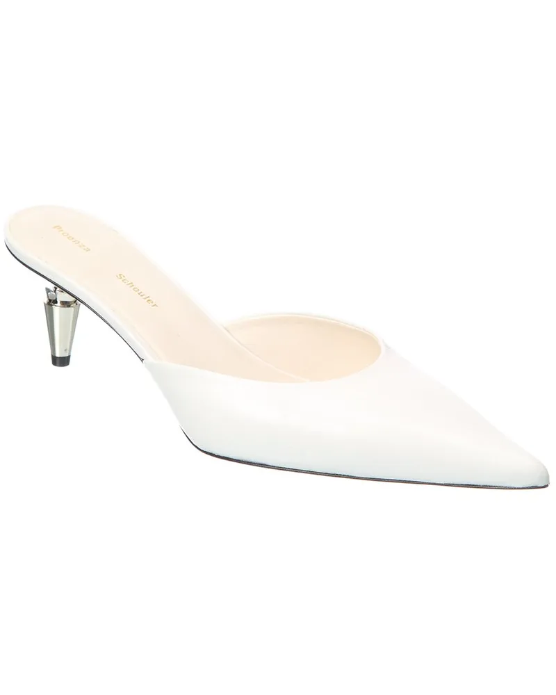 Proenza Schouler Leather Pump White