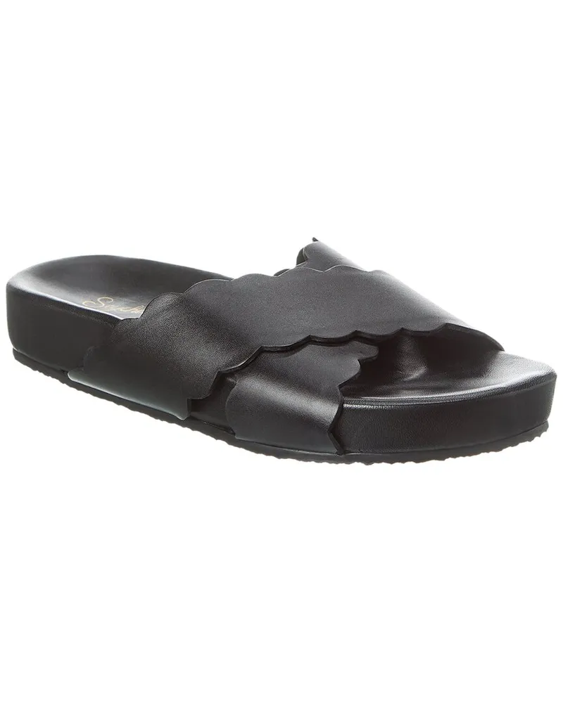 Seychelles Odie Leather Sandal Black