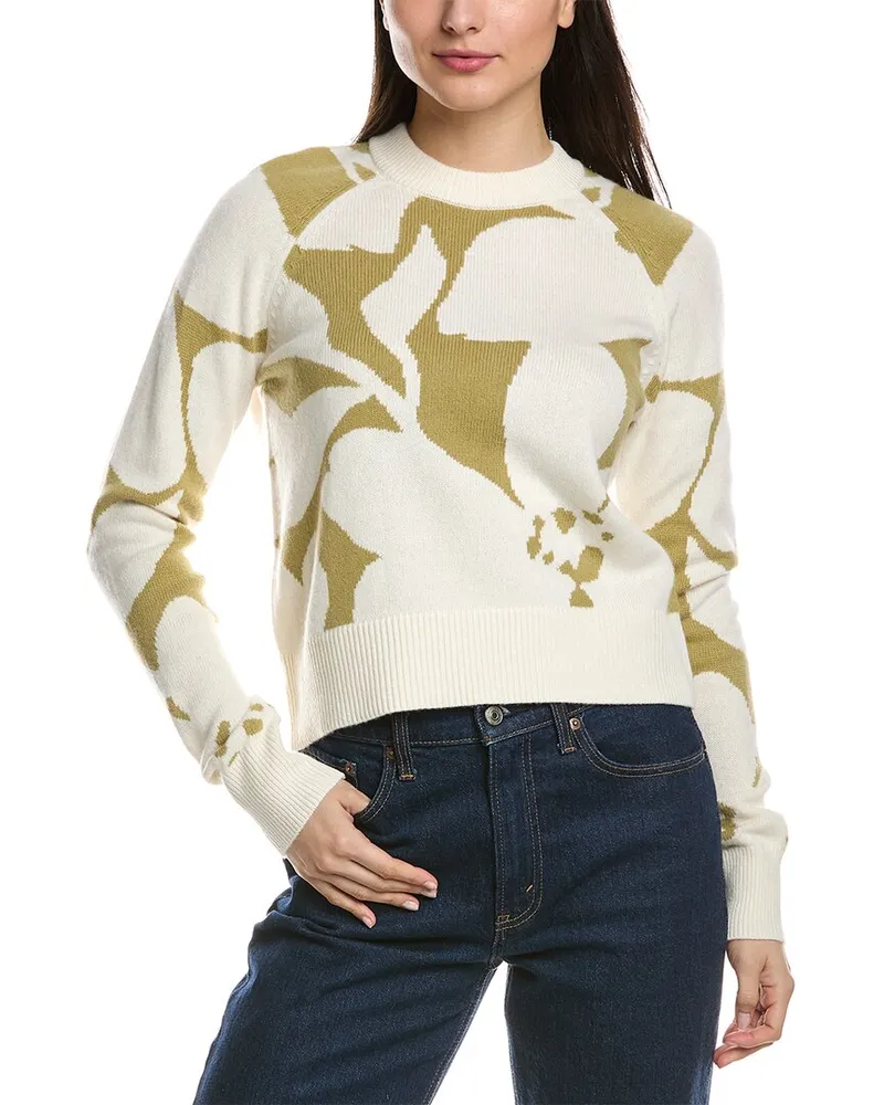 Derek Lam Antoine Intarsia Wool-Blend Sweater Nocolor