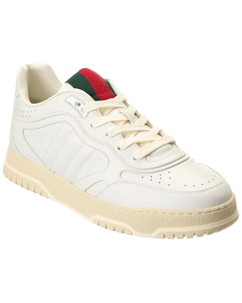 Gucci Re-Web Leather Sneaker Nocolor