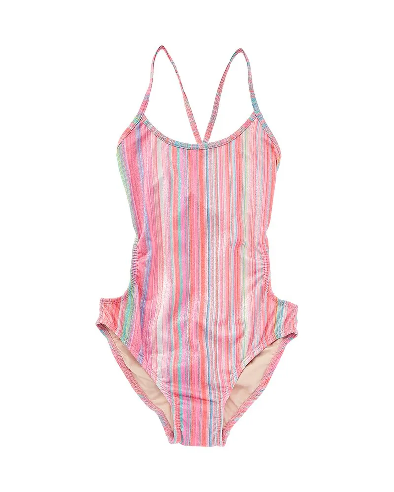 PilyQ Ayah Cutout One-Piece Pink