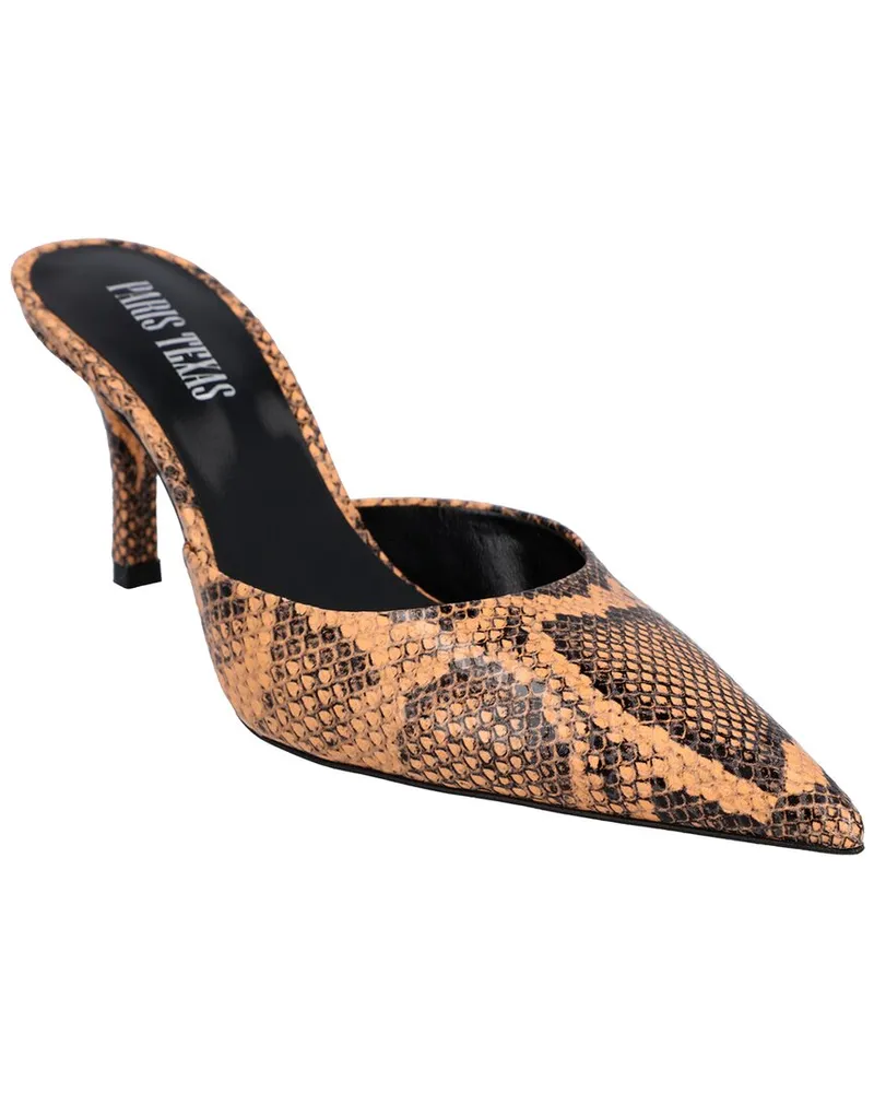 Paris Texas Kitty Leather Mule Nocolor