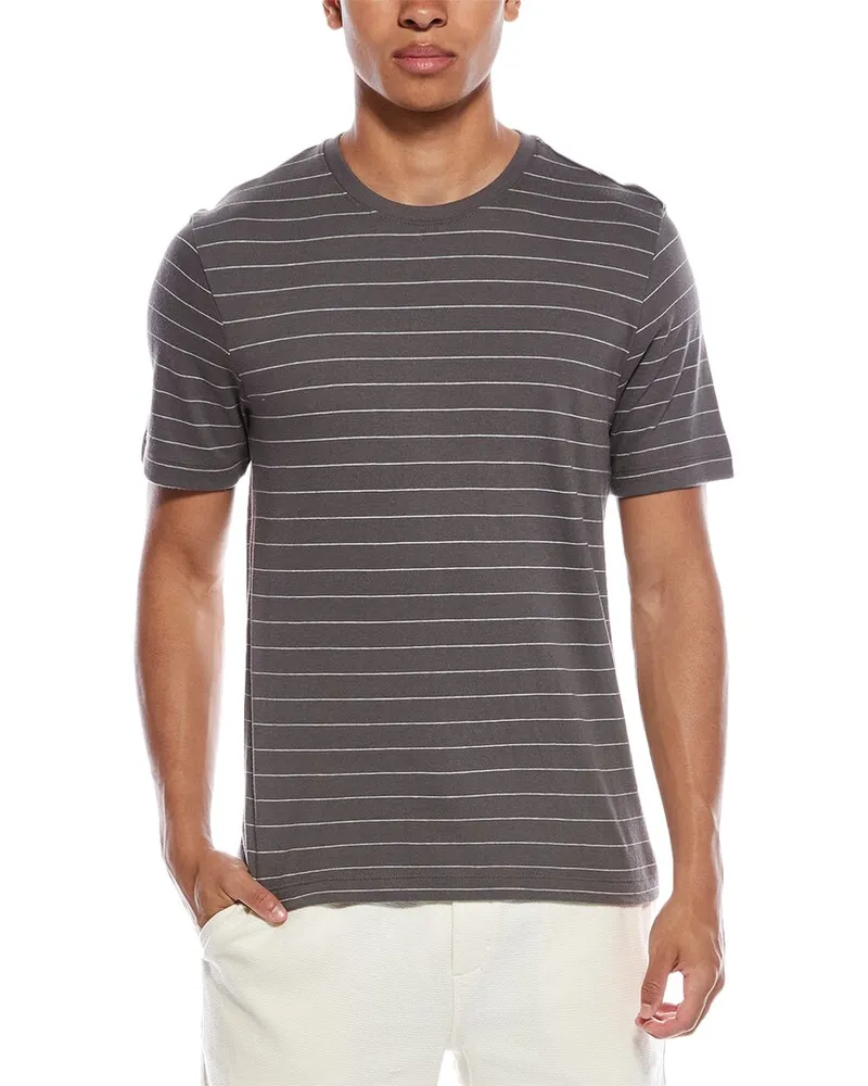 Vince Stripe T-Shirt Grey