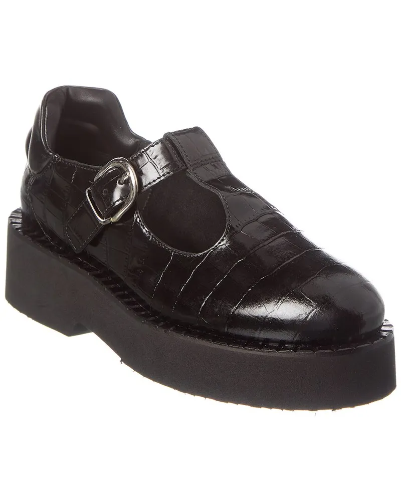 Aquatalia Malvina Weatherproof Leather Loafer Black