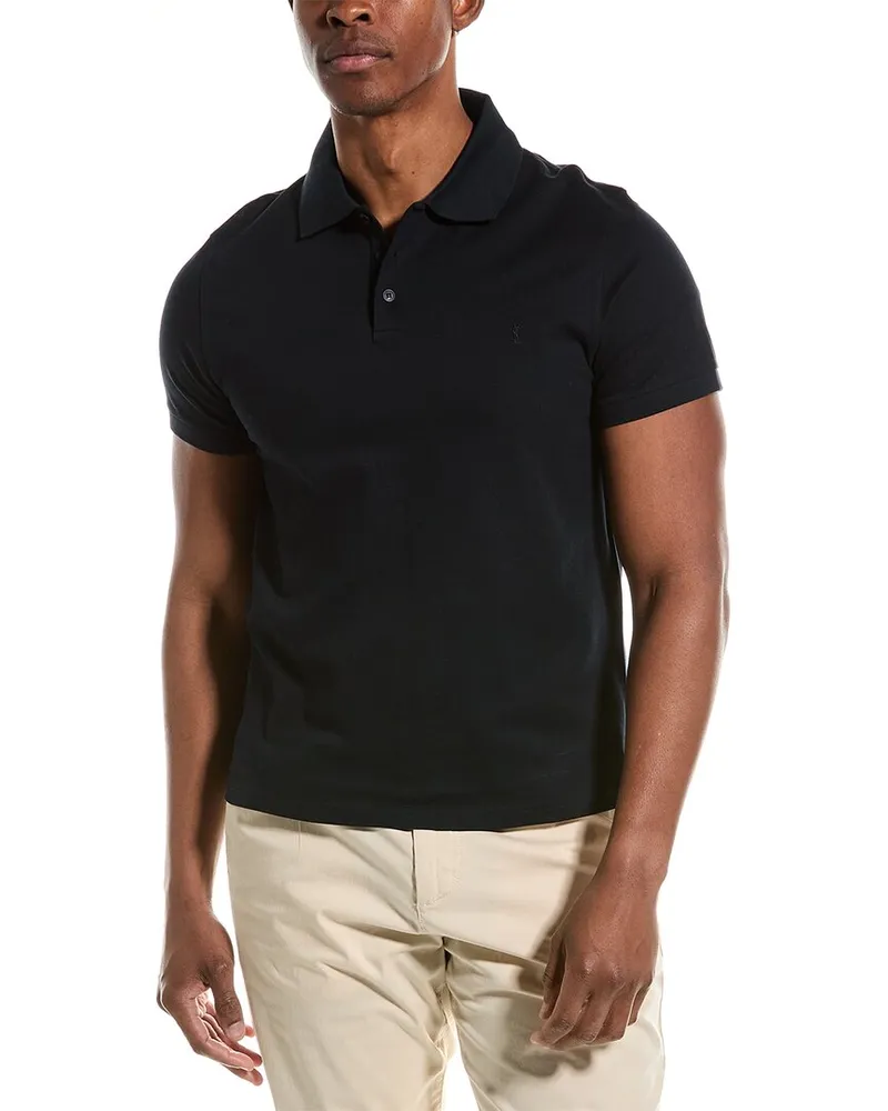 Saint Laurent Polo Shirt Black