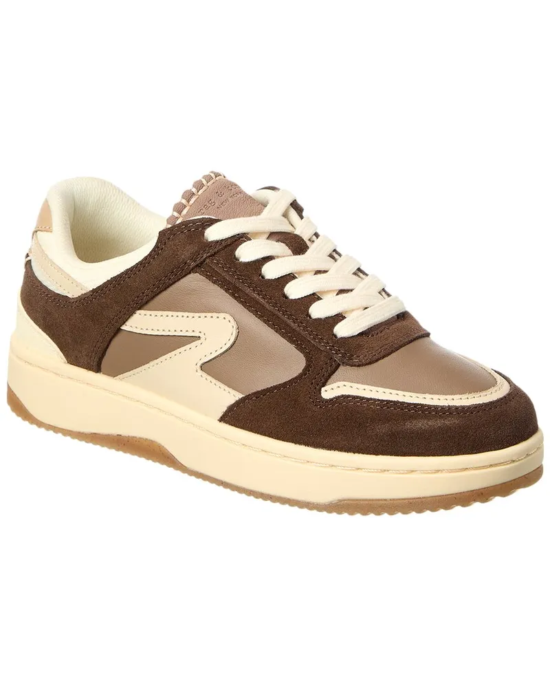 Rag & Bone Retro Tennis Leather Sneaker Grey