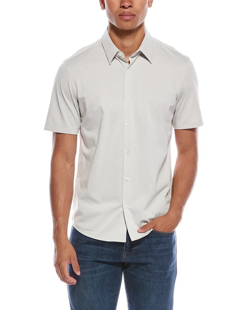 Theory Irving Shirt Tan