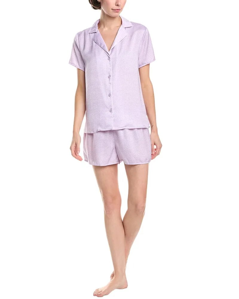 Splendid 2pc Notch Top & Boxer Set Nocolor