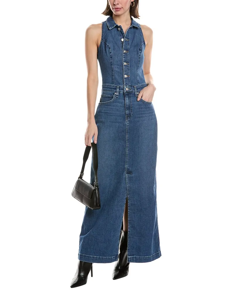HUDSON Jeans Halter Maxi Dress Blue