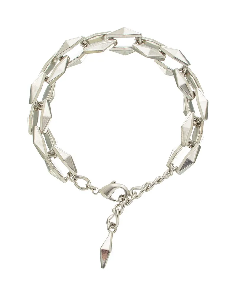 Jimmy Choo Diamond Motif Chain Bracelet Nocolor