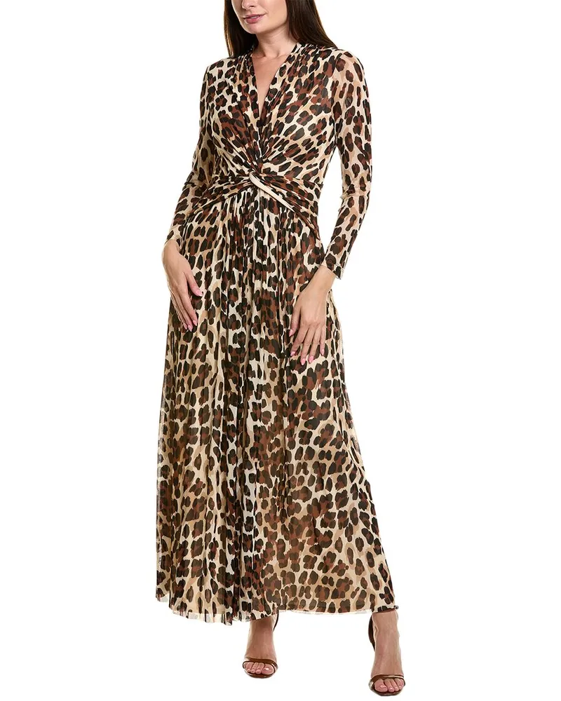 Anne Klein Petite Twist Front Maxi Dress Nocolor