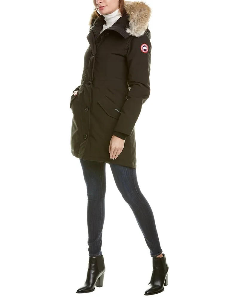 Canada Goose Rossclair Parka Heritage Slim Fit Parka Black