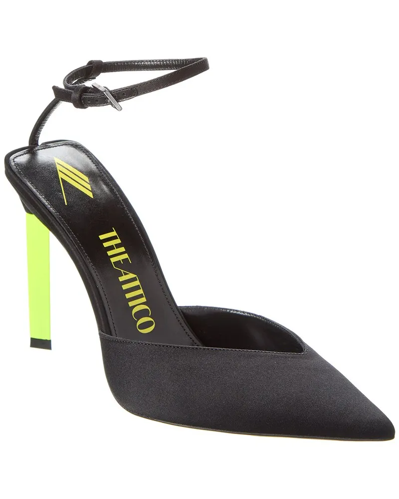 ATTICO Perine Satin Pump Black