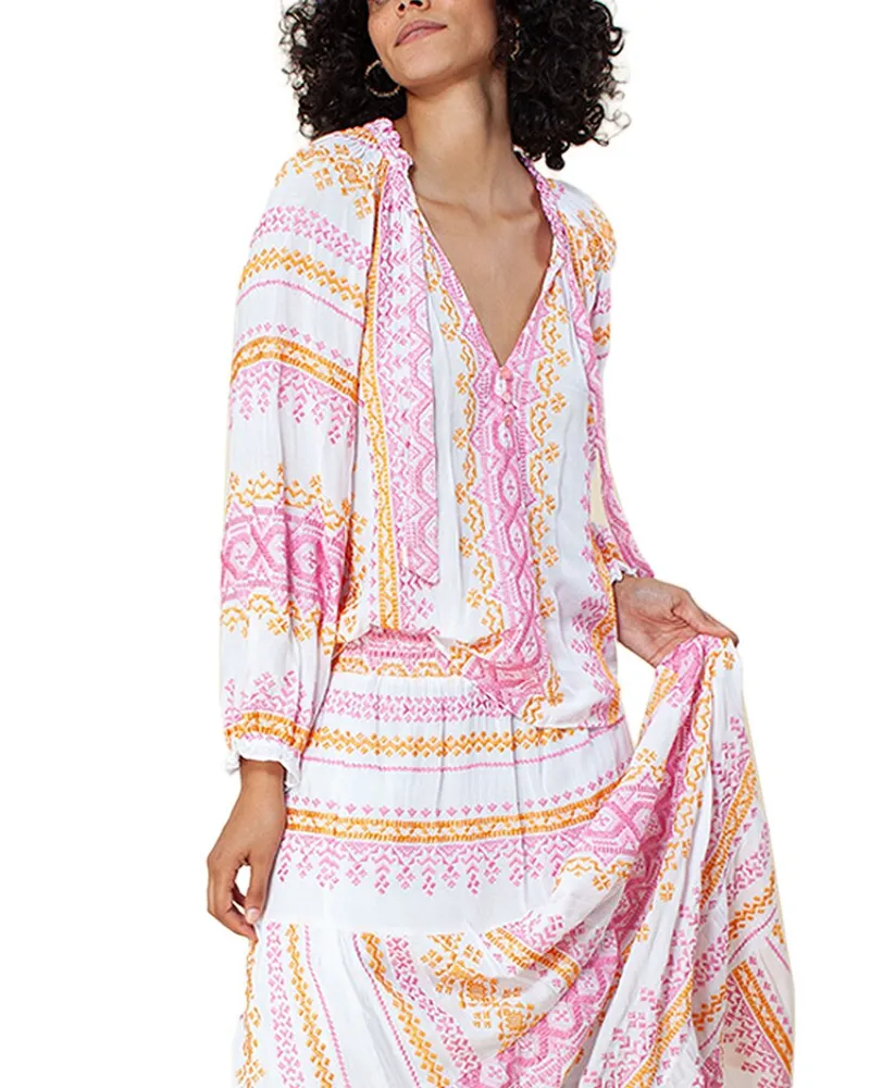 Hale Bob Embroidered Top Nocolor