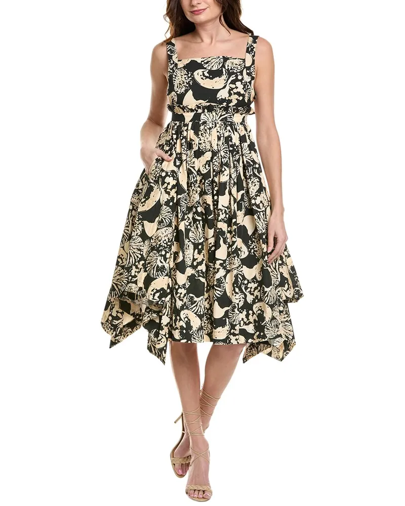 AGUA BENDITA Lunatus Cosechia Midi Dress Nocolor