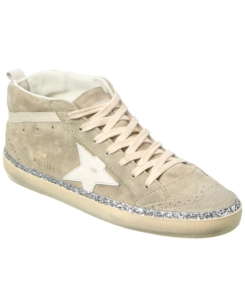 Golden Goose Mid Star Suede Sneaker Grey