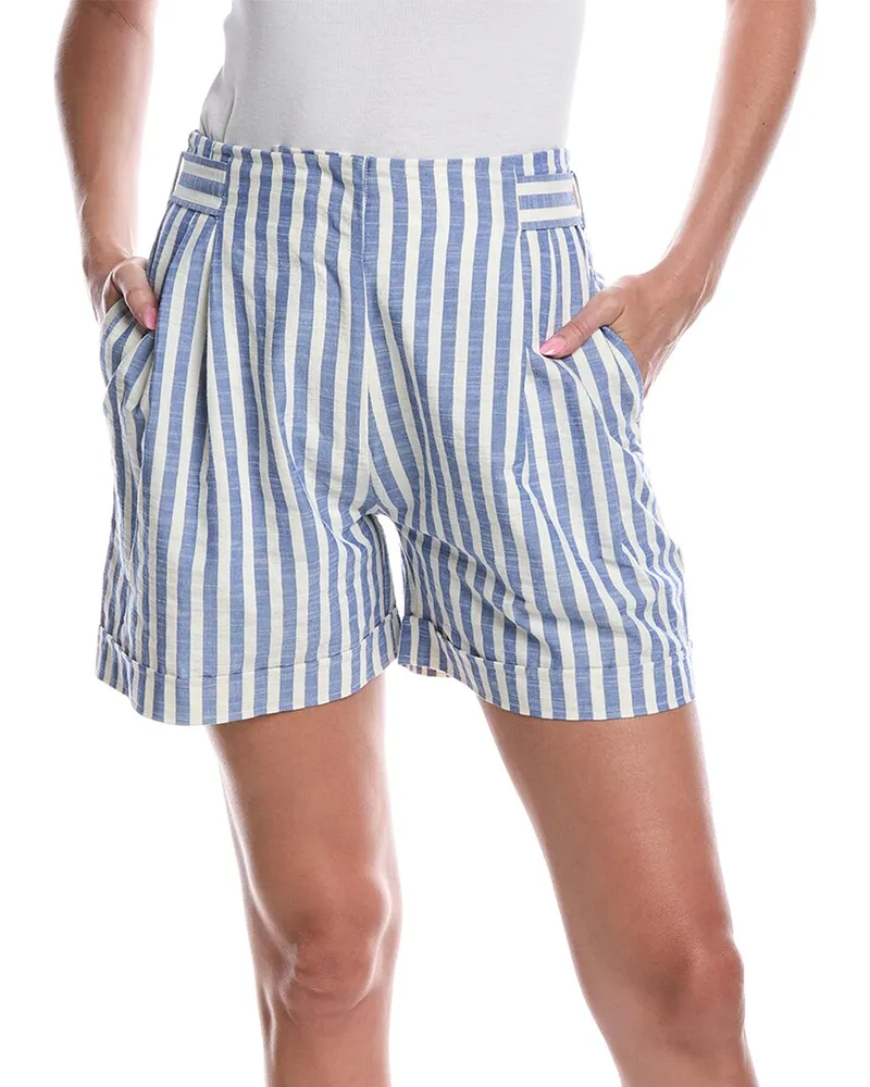Nation Ltd Maja Stripe Short Blue