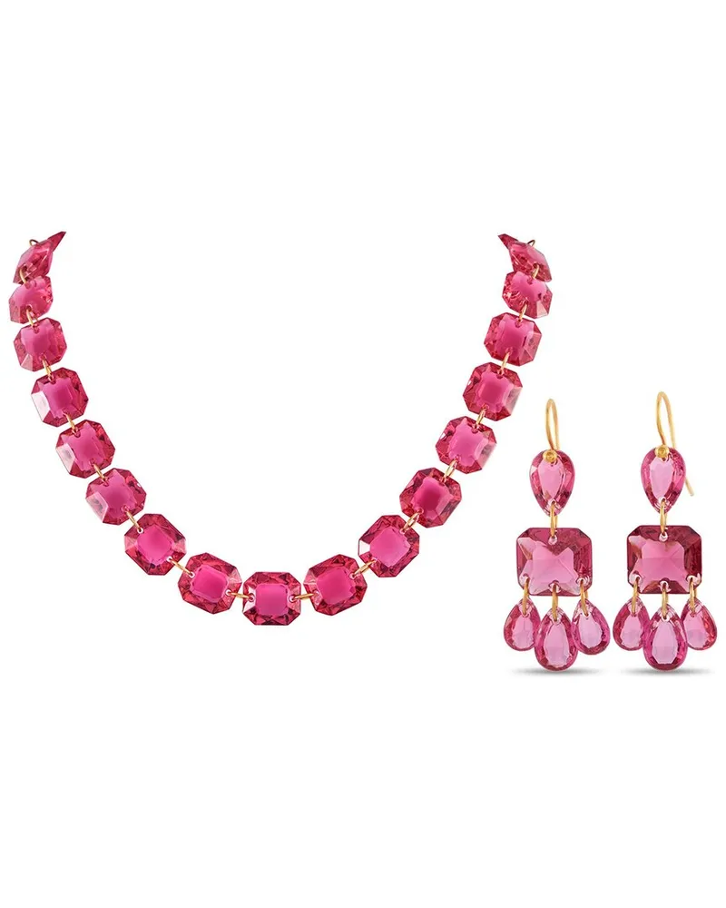 Baccarat 18K Crystal Necklace Nocolor