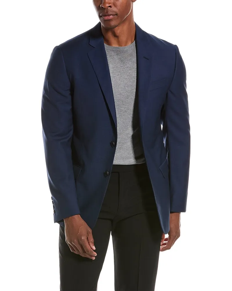 Armani Exchange Wool Blazer Blue