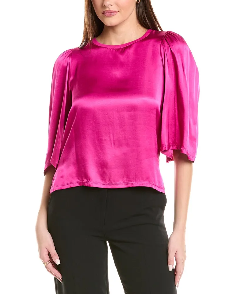 Nation Ltd Donna Bell-Sleeve Top Pink