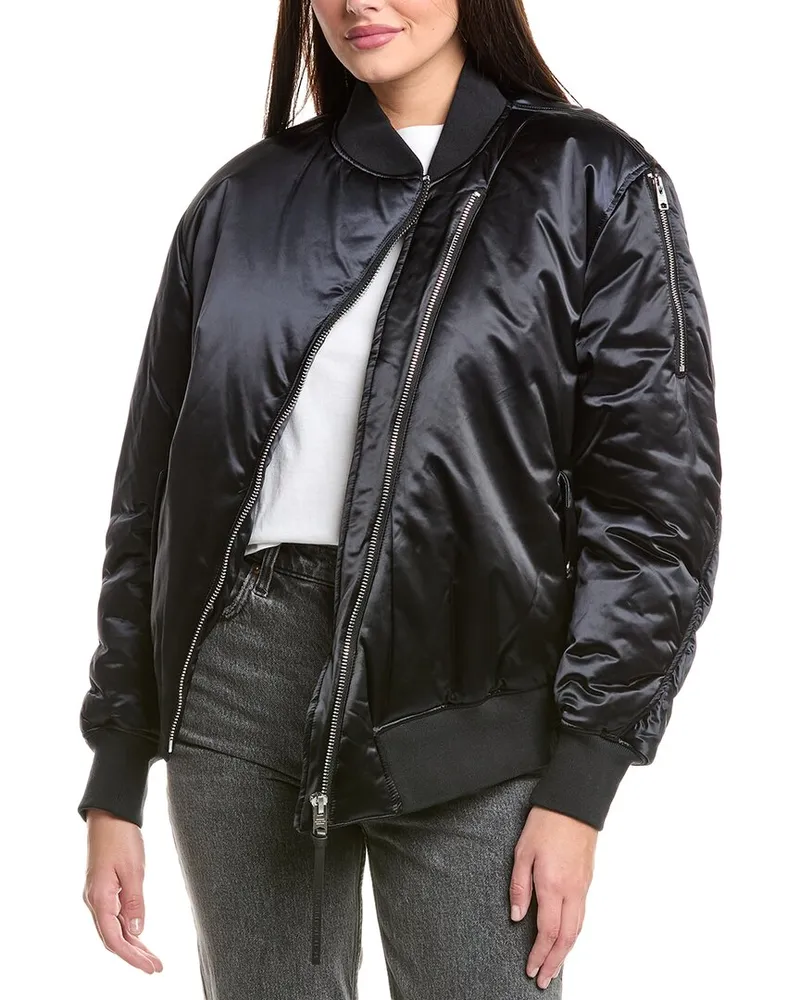 AllSaints Roomer Bomber Jacket Black
