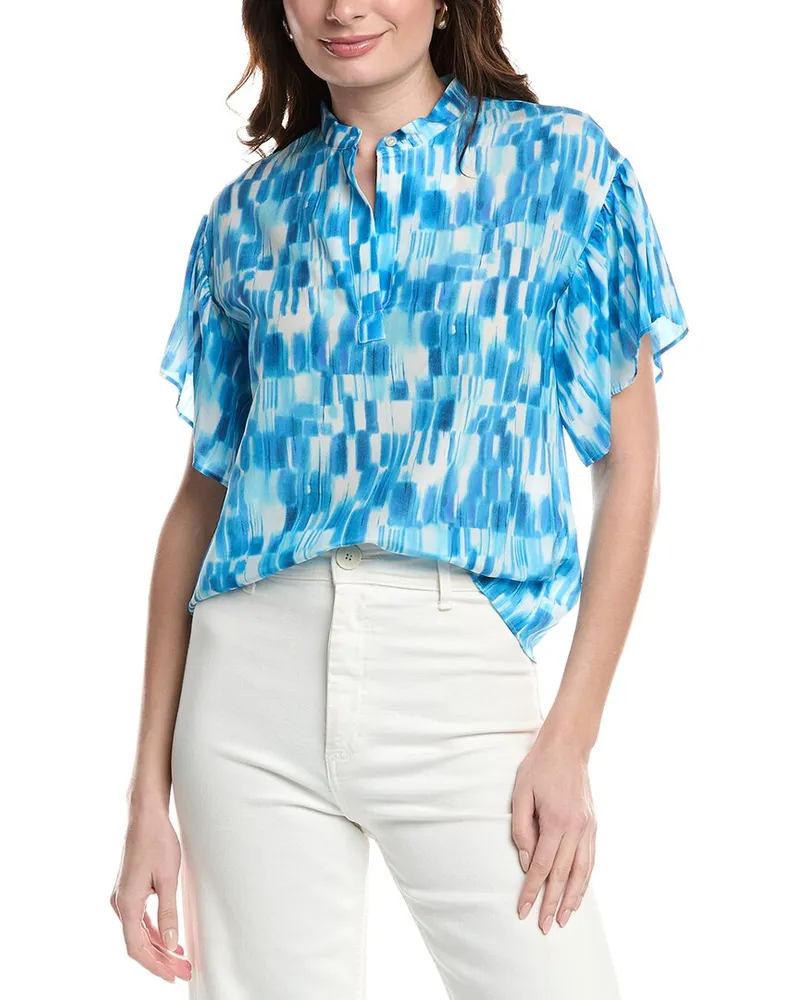MARELLA Oracolo Silk Shirt Blue