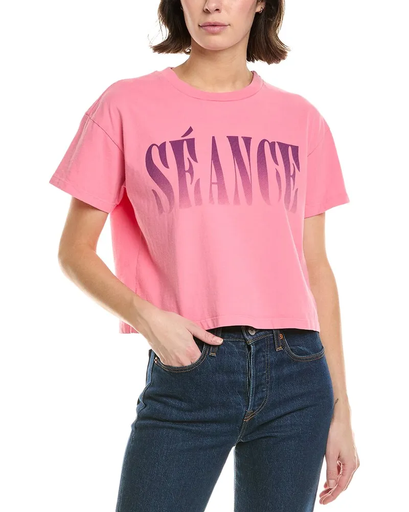 Mother The Grab Bag Crop T-Shirt Pink