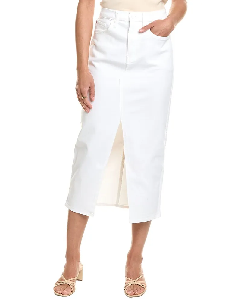 HUDSON Jeans Midi Skirt White