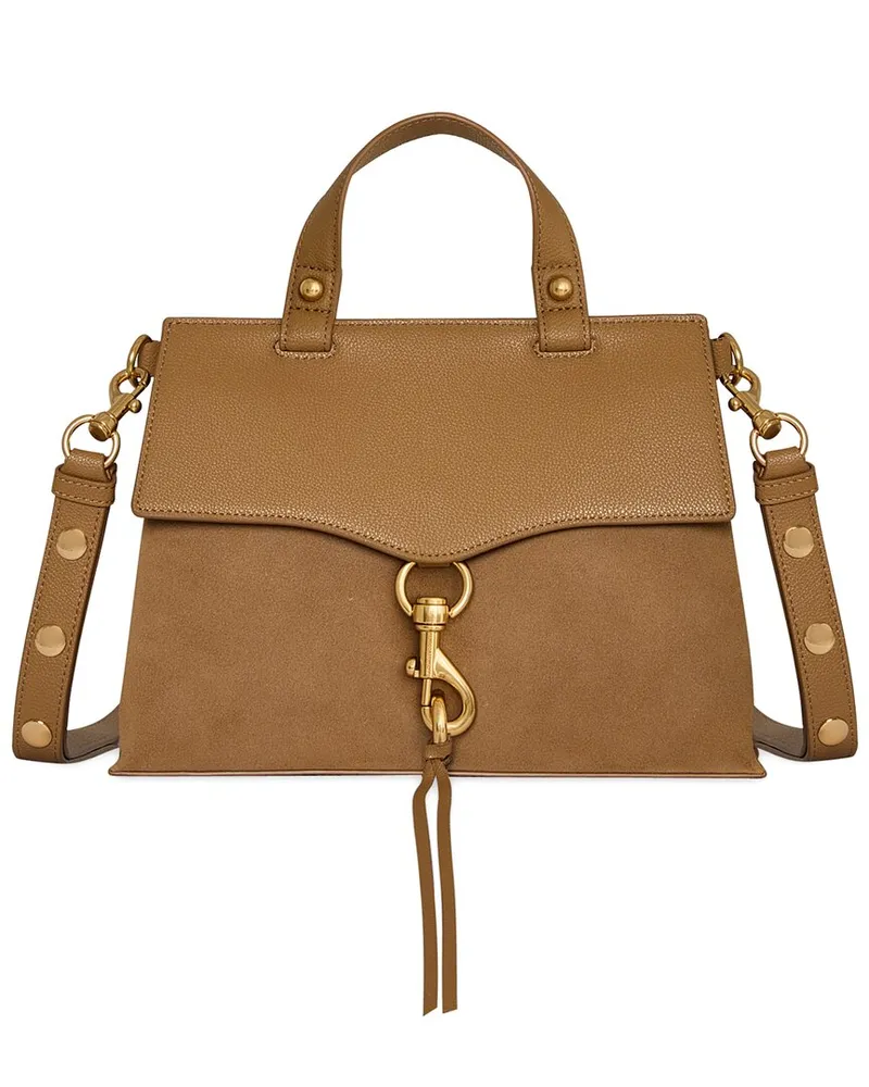 Rebecca Minkoff Keith Small Leather Satchel Brown