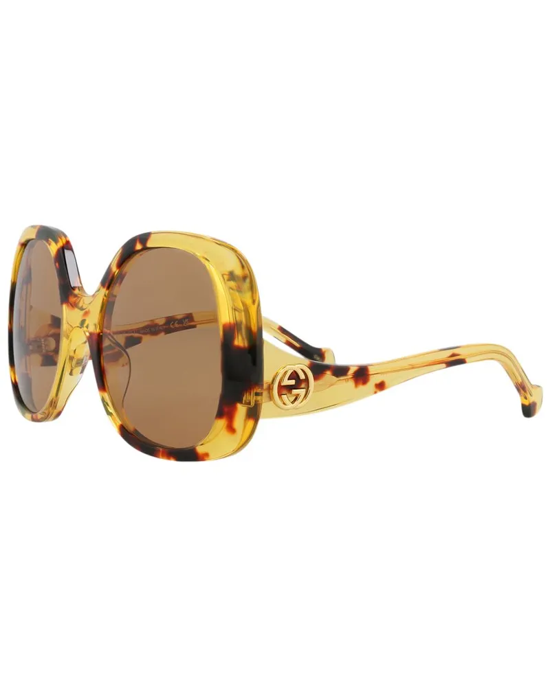 Gucci Women's GG1235S 55mm Sunglasses Brown