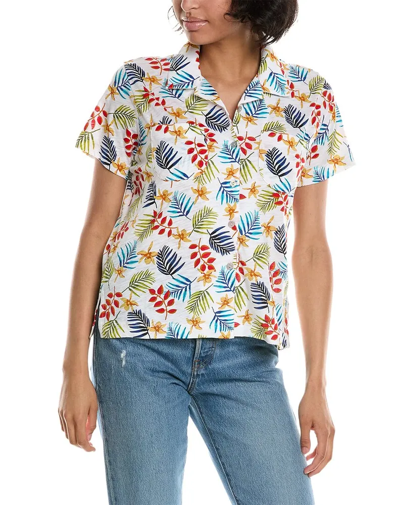 Goldie Paradise Cabana Shirt Red