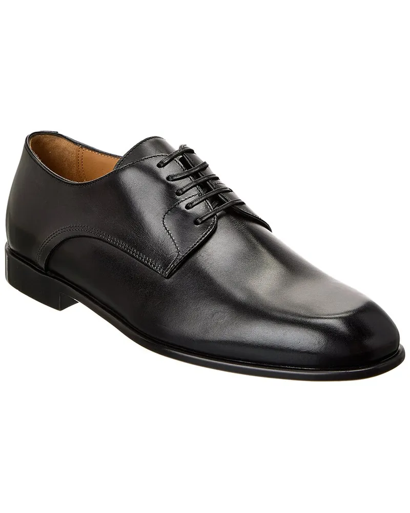 Ferragamo Fosco Leather Loafer Black