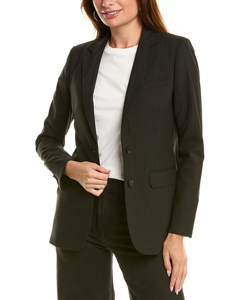 The Kooples Wool-Blend Blazer Black