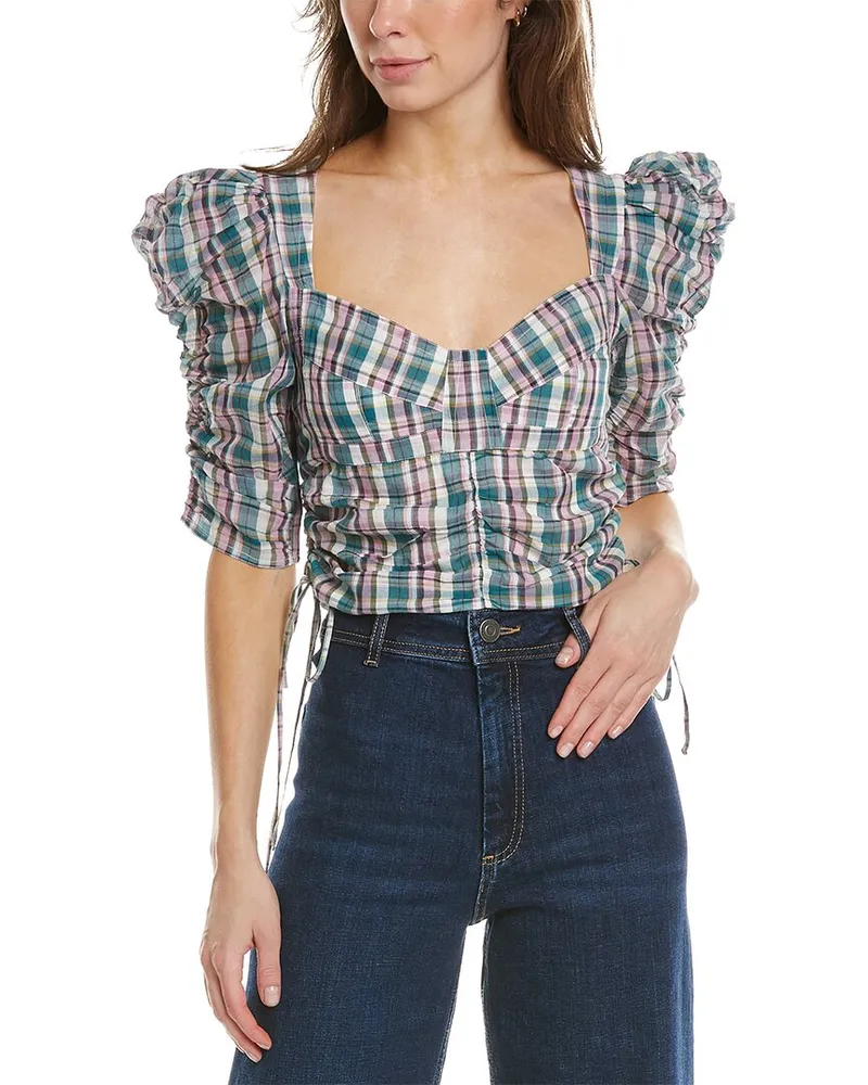 Isabel Marant Étoile Galaor Top Blue