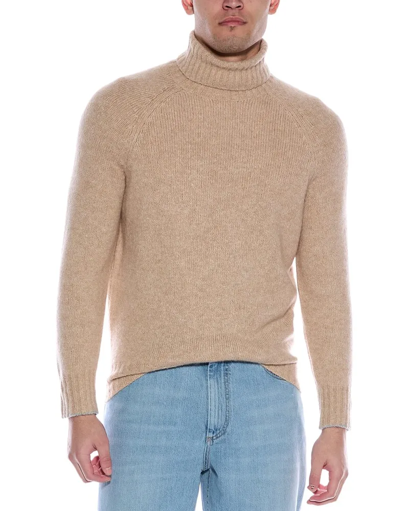 Brunello Cucinelli Alpaca & Wool-Blend Turtleneck Sweater Nocolor