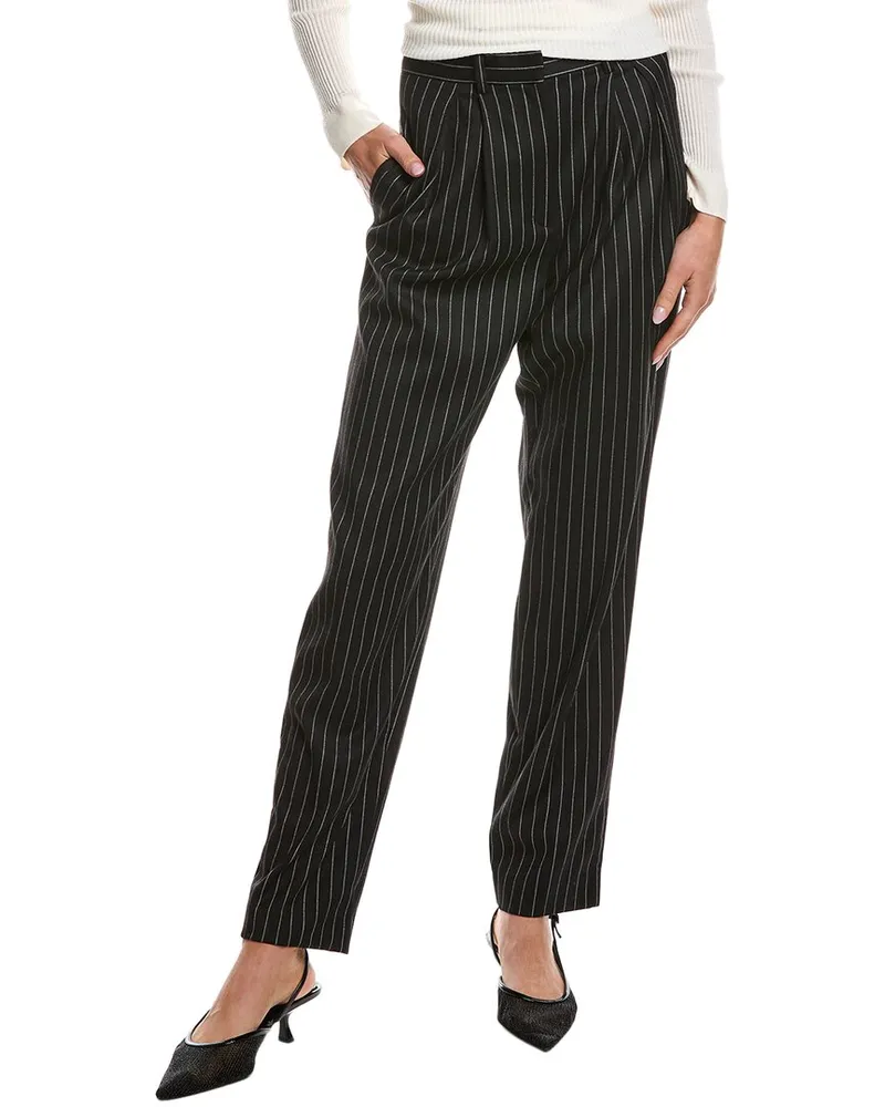 IRO Gouvy Wool-Blend Pant Black