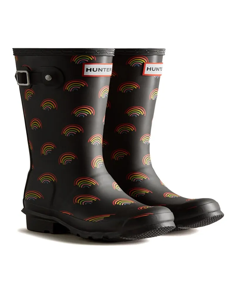Hunter Original Mini Rainbow Print Boot Nocolor