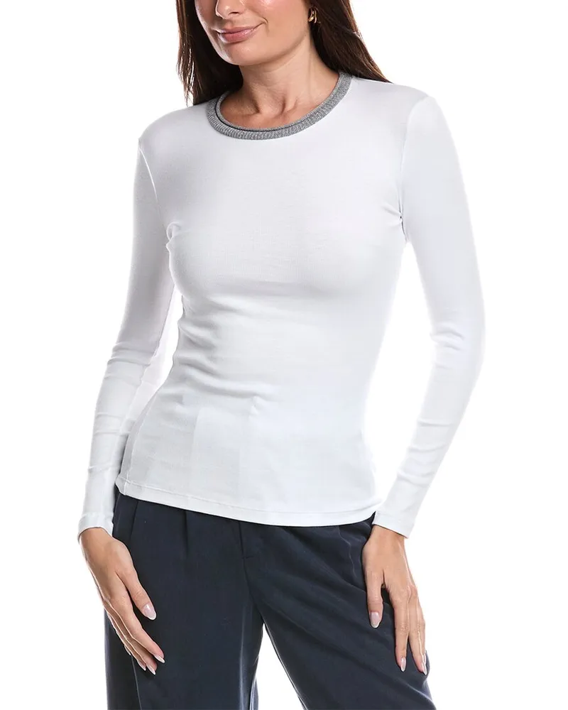 Peserico Wool& Cashmere-Blend Shirt White