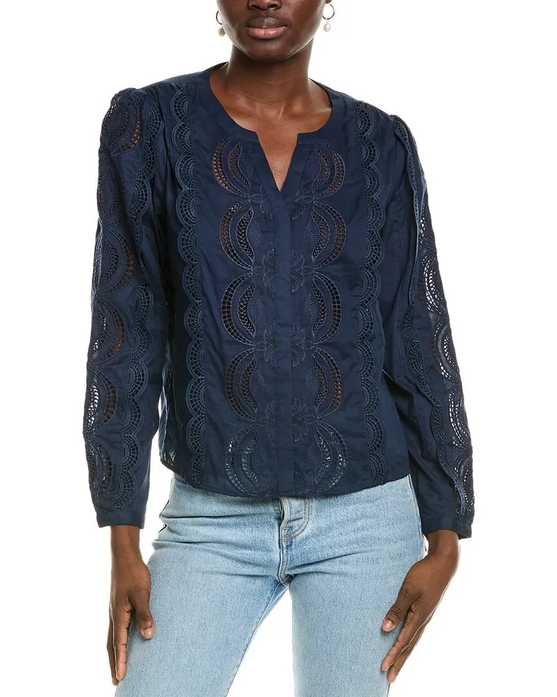 Johnny Was Makaylin Blouse Blue