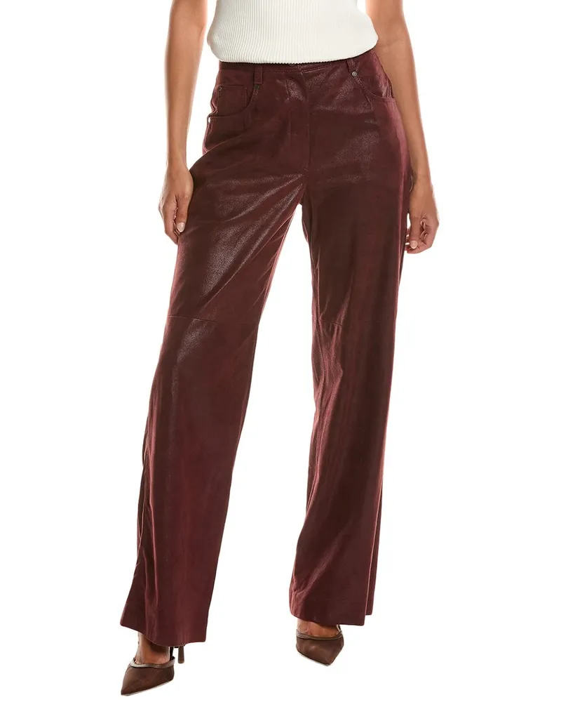 Brunello Cucinelli Suede Pant Nocolor